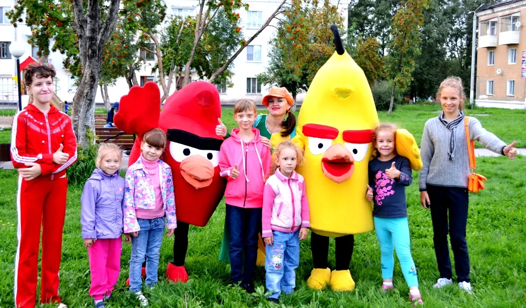 "В стиле Angry Birds"